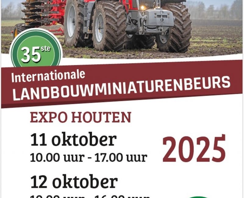 Tickets voor de beurs op 11 en 12 oktober in Houten
