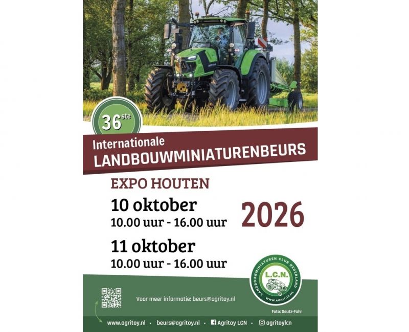 Aanmelden standhouders Landbouwminiaturenbeurs Houten