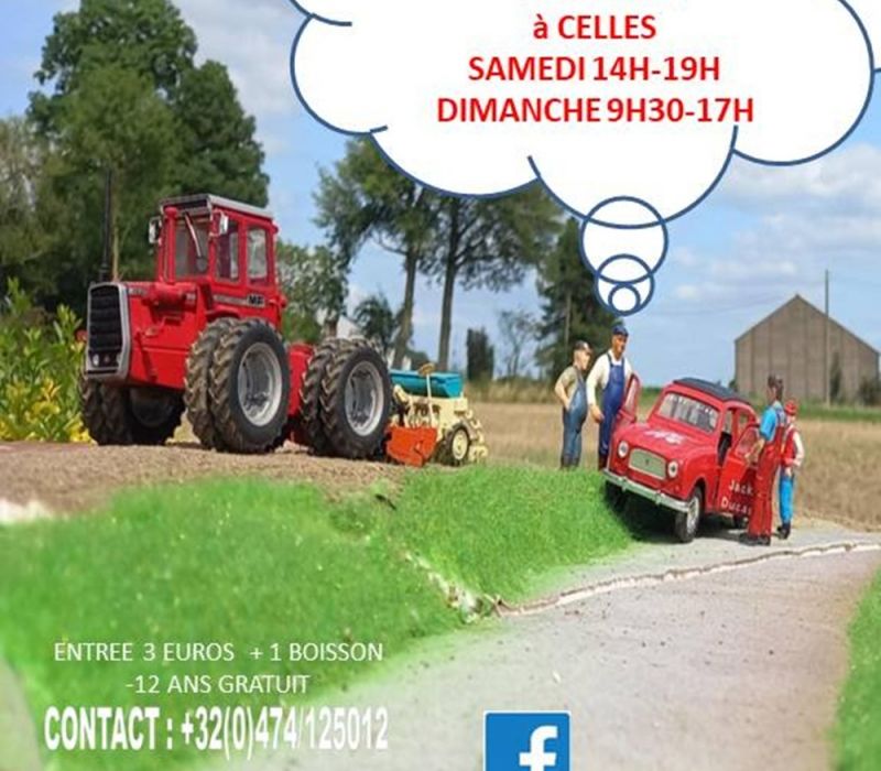 Expo landbouwminiaturen in Celles