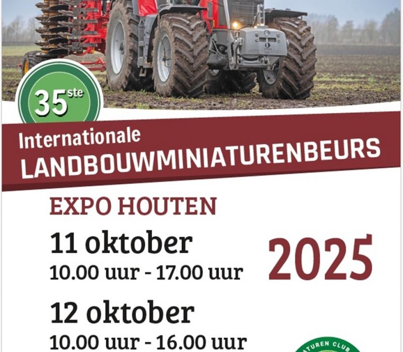 Tickets voor de beurs op 11 en 12 oktober in Houten