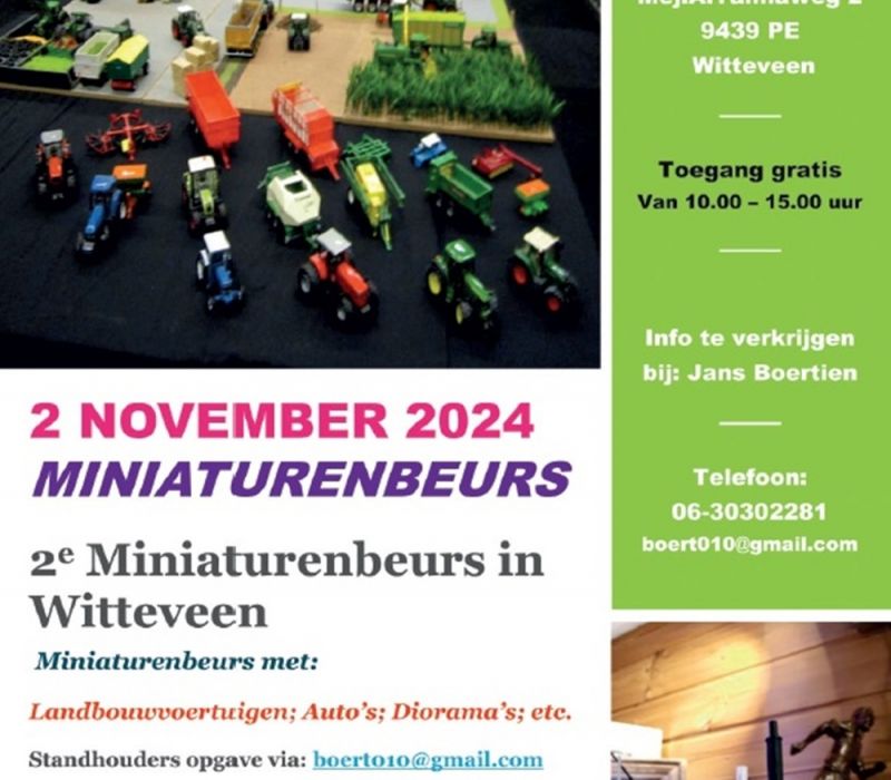 2e Miniaturenbeurs in Witteveen