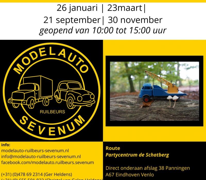 Modelauto ruilbeurs Sevenum