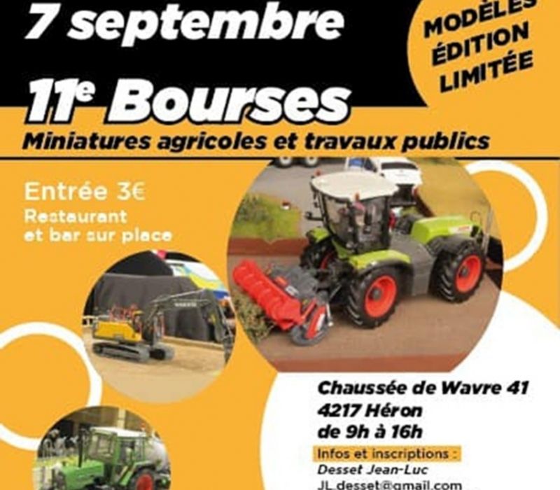 Bourses - Expositions miniatures agricoles, Héron België