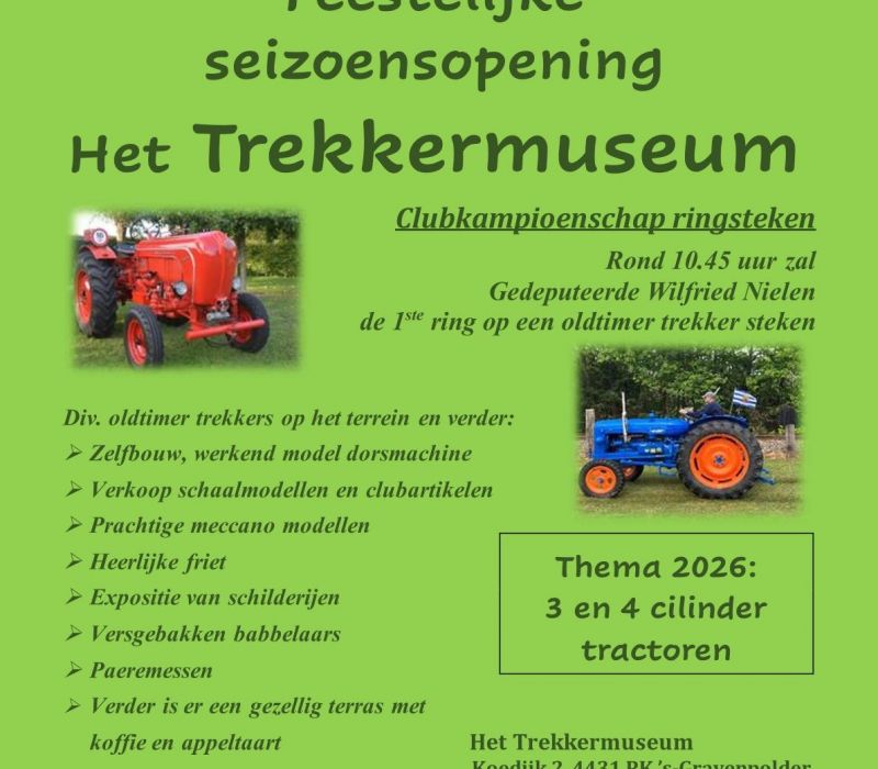 Opening Trekkermuseum ’s Gravenpolder