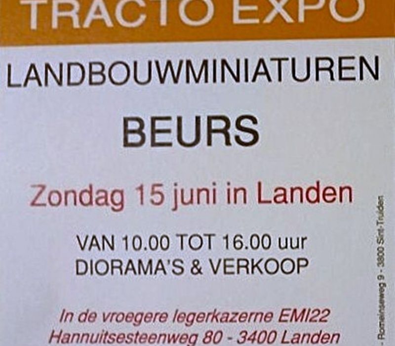 Tracto Expo Landbouwminiaturenbeurs