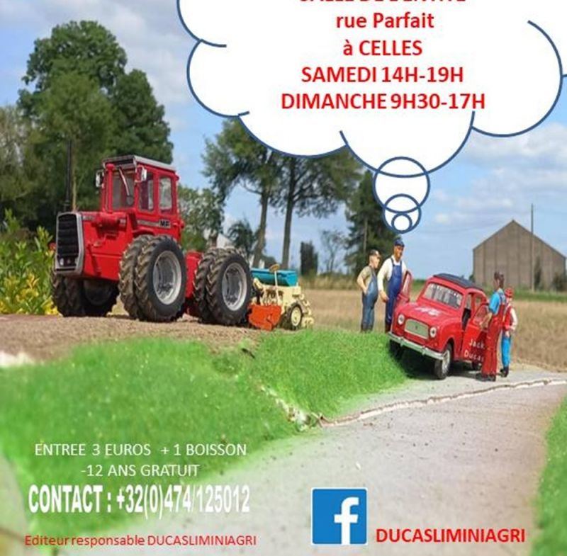 Expo landbouwminiaturen in Celles