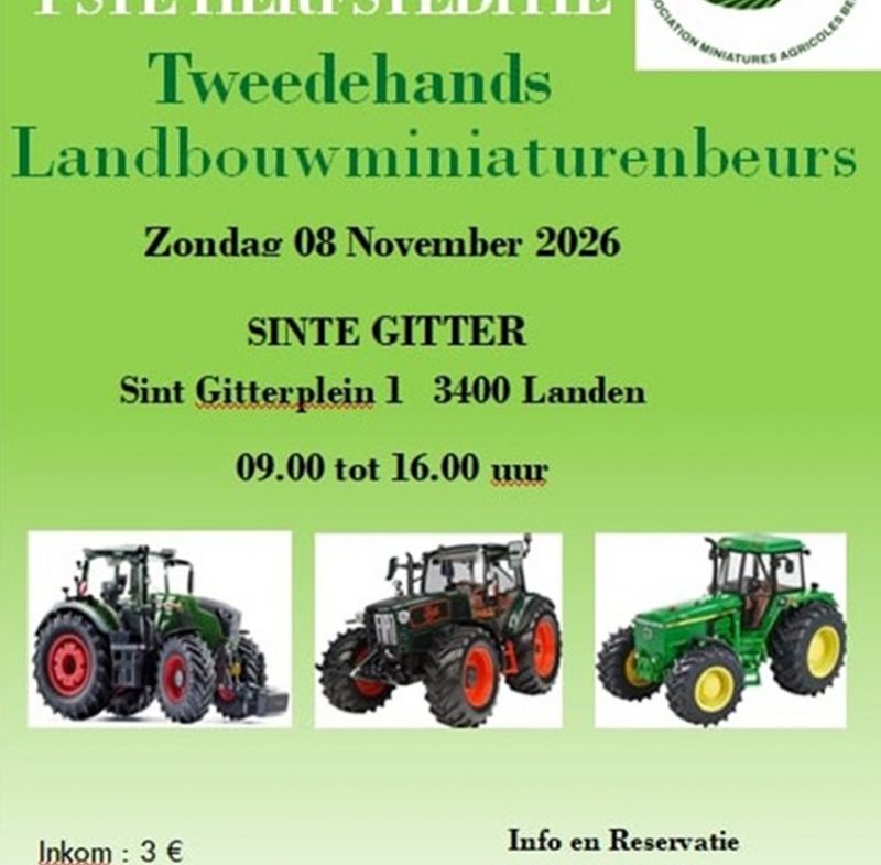 Tweedehands Landbouwminiaturenbeurs