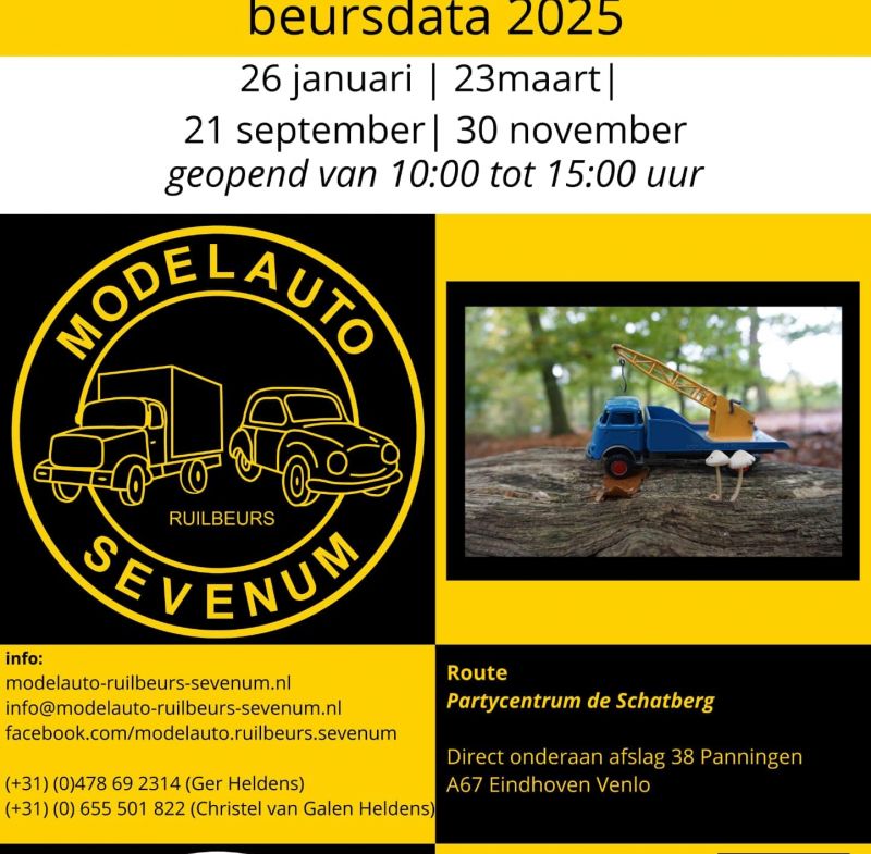 Modelauto ruilbeurs Sevenum
