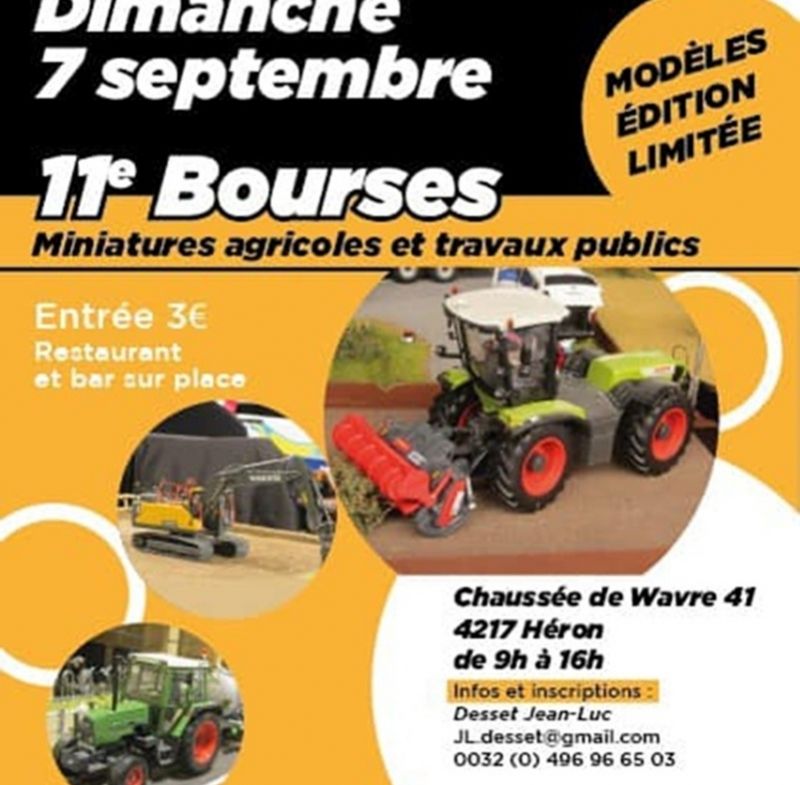 Bourses - Expositions miniatures agricoles, Héron België
