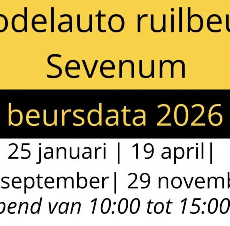 Modelauto ruilbeurs Sevenum