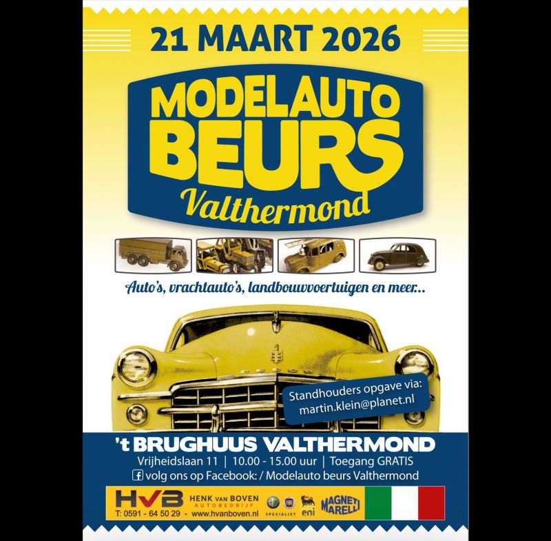Modelauto beurs Valthermond