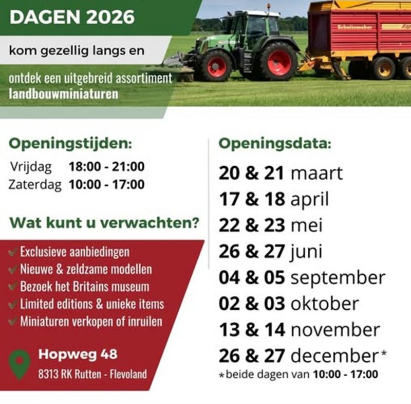 Open winkeldagen Poppema, Rutten